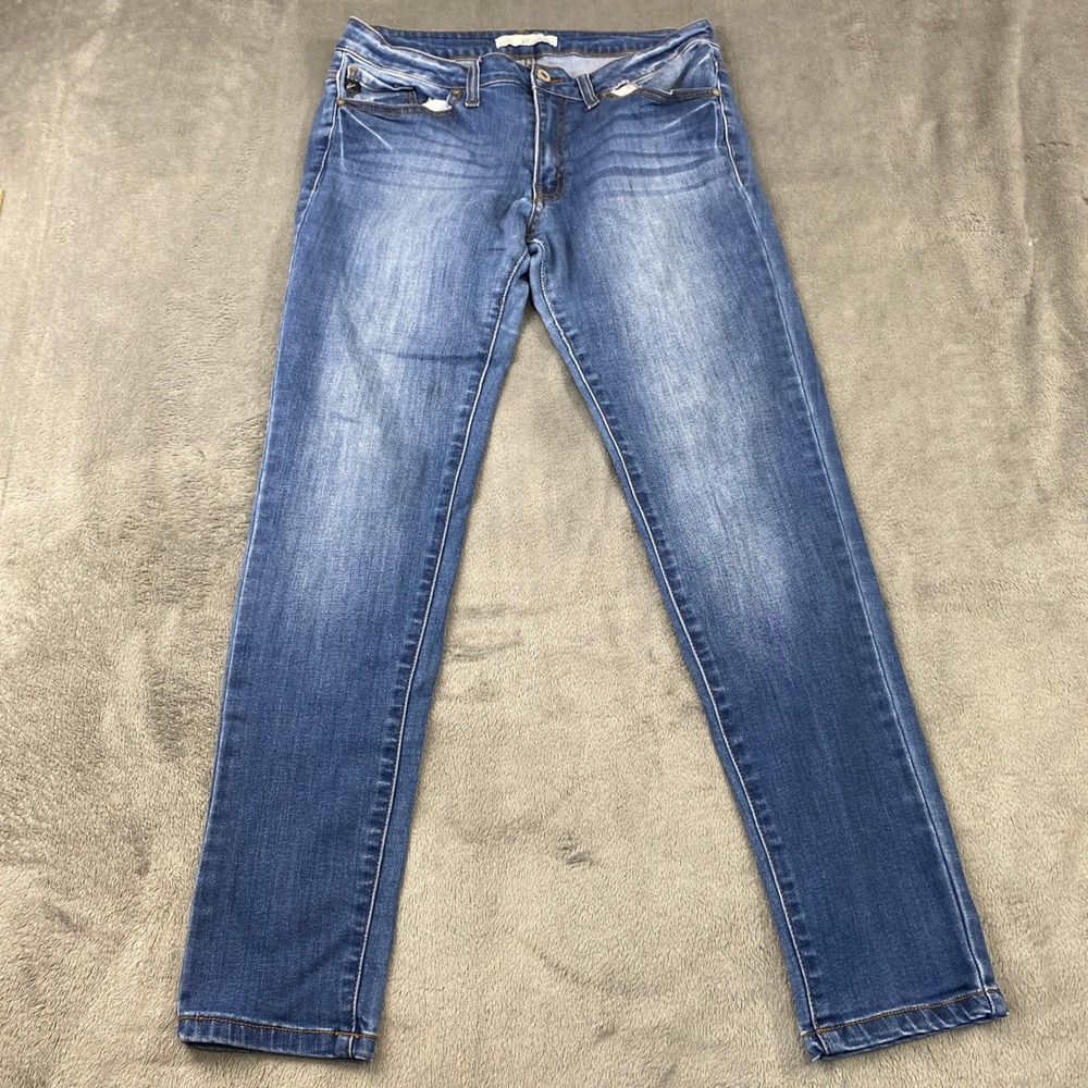 KanCan Skinny Jeans Womens 11/29 Blue KC7085M Mid Rise Stretch Medium Wash Denim